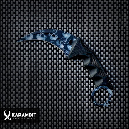 KARAMBIT Black Skull