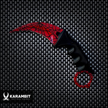 KARAMBIT Crimson Web red