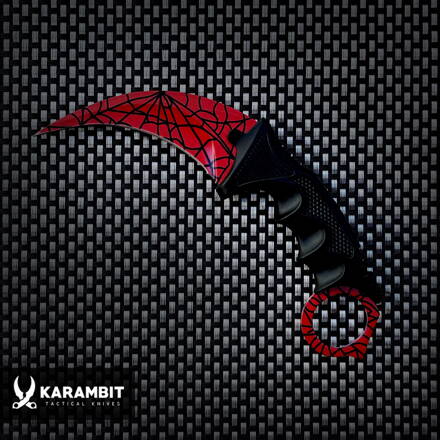 KARAMBIT Crimson Web red